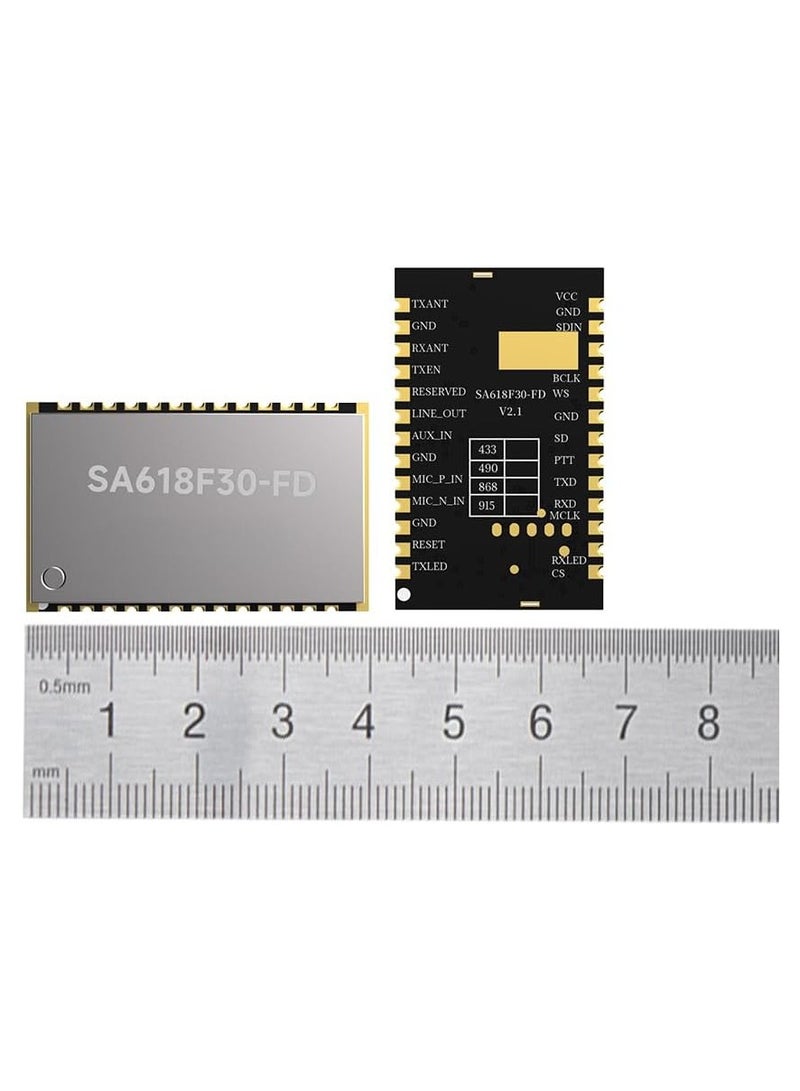 SA618F30-FD Full-Duplex Wireless Data Transmission Module Supports 8-Way Concurrent Transmission 433Mhz x 2 PCS  - Image 2