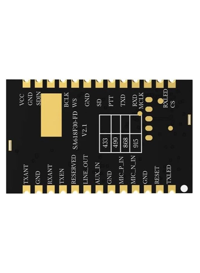 SA618F30-FD Full-Duplex Wireless Data Transmission Module Supports 8-Way Concurrent Transmission 433Mhz x 2 PCS  - Image 5