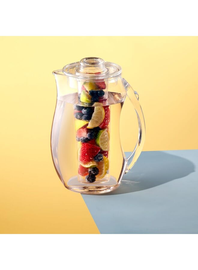 LAMAY Water Infuser Pitcher – 2.5L Shatterproof Acrylic – Elegant Durable Design – Ideal for Iced Tea, Fruit Infused Water and Juice - Image 5