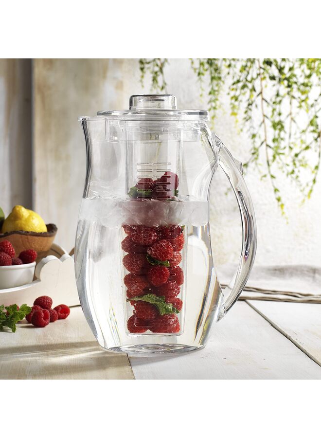 LAMAY Water Infuser Pitcher – 2.5L Shatterproof Acrylic – Elegant Durable Design – Ideal for Iced Tea, Fruit Infused Water and Juice - Image 3