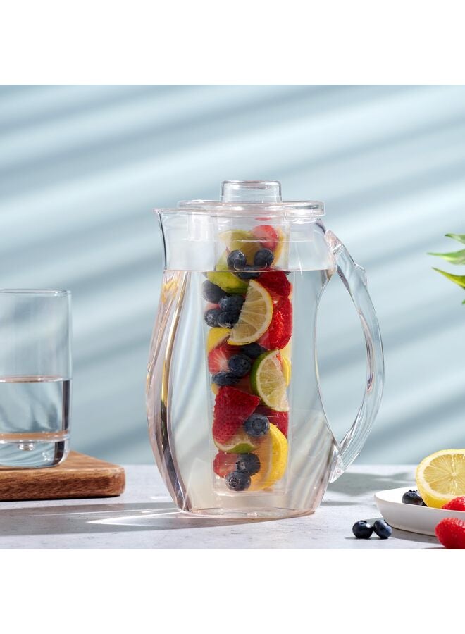 LAMAY Water Infuser Pitcher – 2.5L Shatterproof Acrylic – Elegant Durable Design – Ideal for Iced Tea, Fruit Infused Water and Juice - Image 4