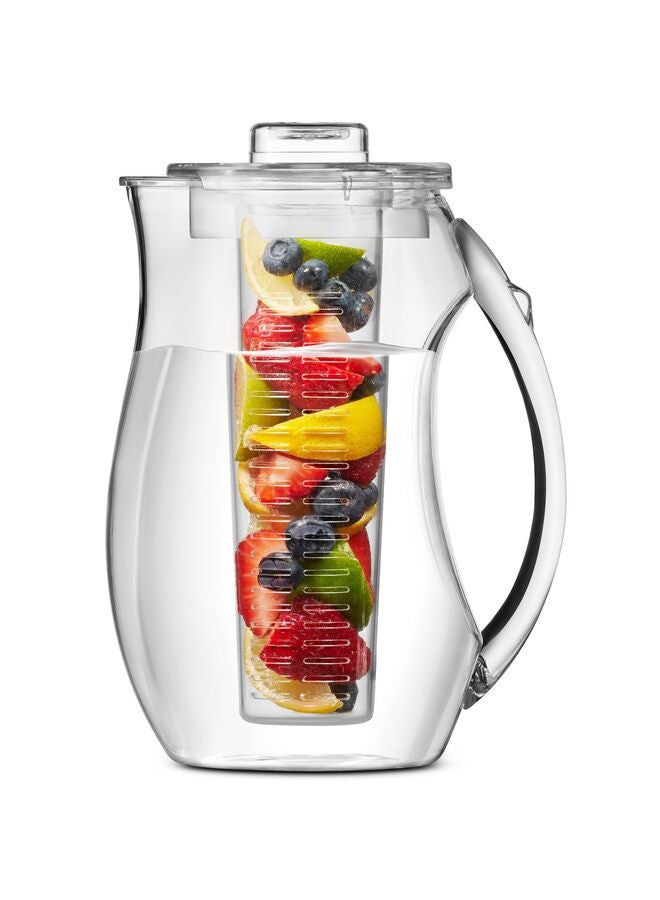 LAMAY Water Infuser Pitcher – 2.5L Shatterproof Acrylic – Elegant Durable Design – Ideal for Iced Tea, Fruit Infused Water and Juice - Image 1