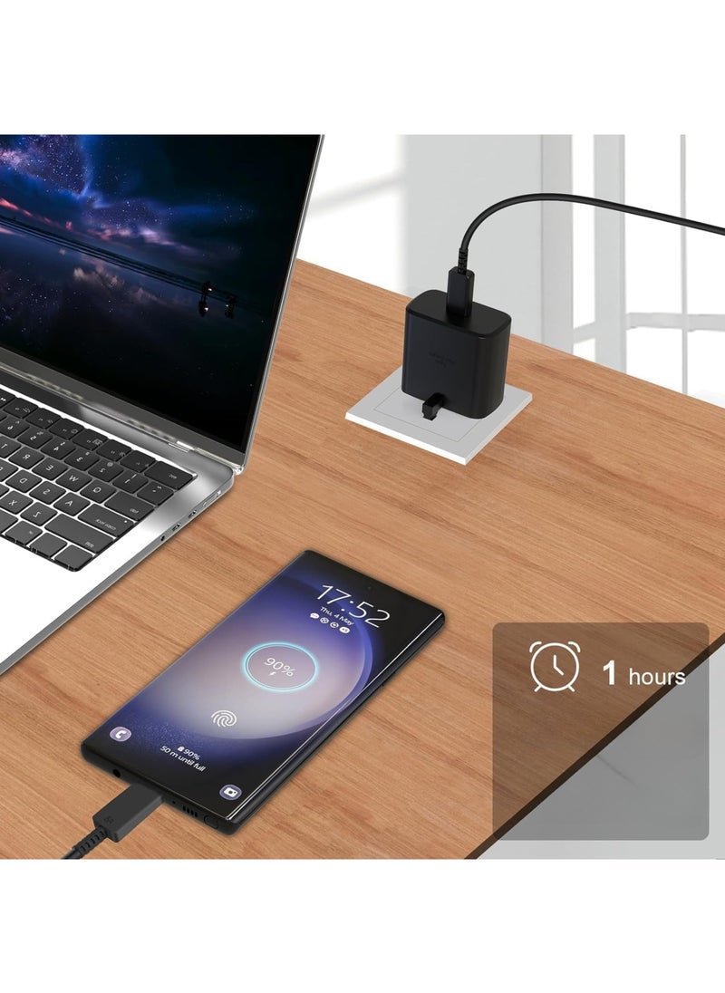 هوكو شاحن فائق السرعة USB-C بقوة 45 واط | محول طاقة PD لأجهزة Galaxy S25، S24، S23، S22، S21، S20 Ultra، S24+/S23+، A55، A54، A53، A15، أجهزة الطي والقلب وغيرها  - Image 4