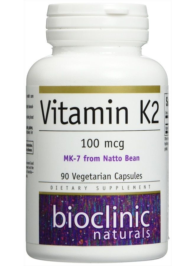Bioclinic Naturals Vitamin K2, 90 Count