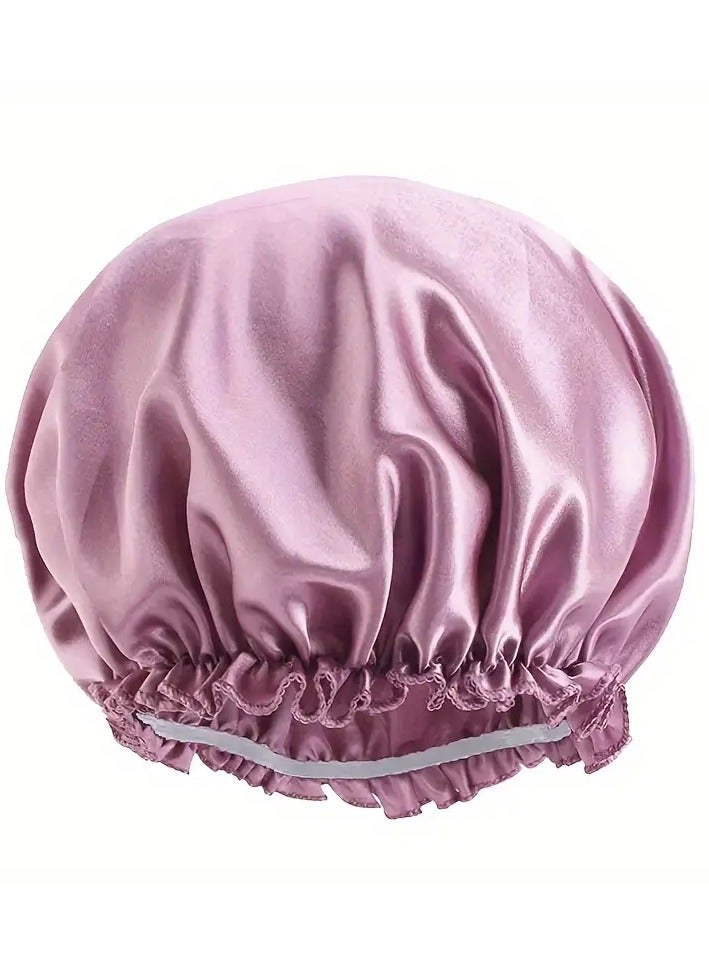 روزينو غطاء نوم كبير من الساتان ، شريط مرن قابل للتعديل ، غطاء الشعر للنساء ، النوم الليلي ، غطاء العناية بالشعر للشعر المجعد المضفر - Image 1