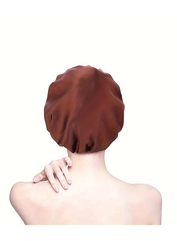 روزينو غطاء نوم كبير من الساتان ، شريط مرن قابل للتعديل ، غطاء الشعر للنساء ، النوم الليلي ، غطاء العناية بالشعر للشعر المجعد المضفر - Image 4