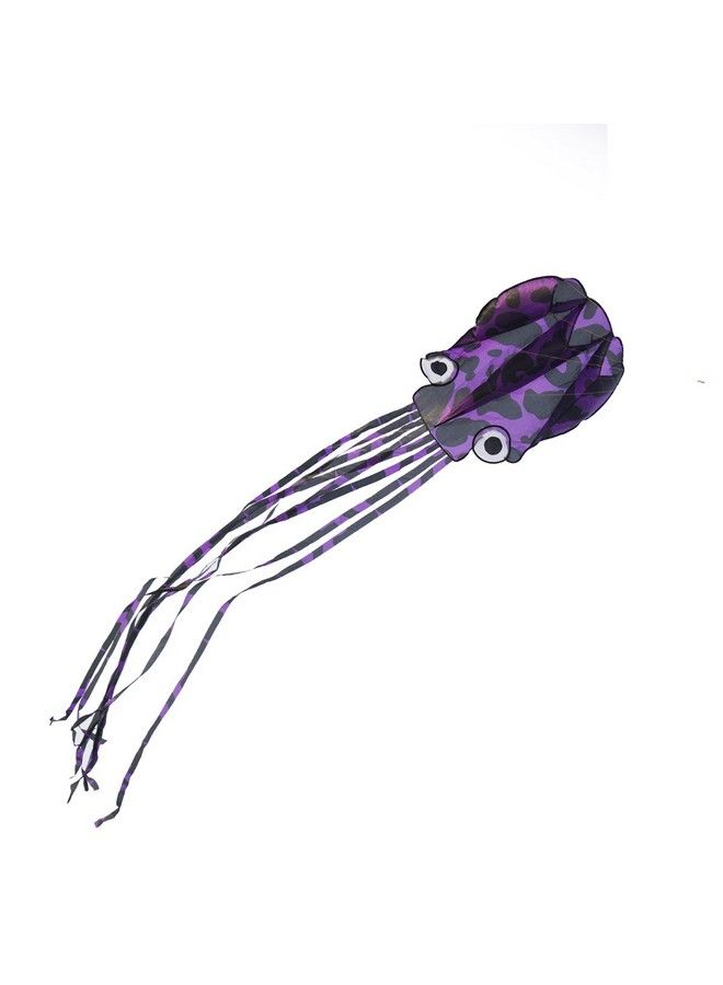 kizh Kite Octopus Large Frameless Soft Parafoil Kites 157 Inchs Long Tail Easy To Fly For Adults Kids Outdoor Activities Beach Trip Great Gift To Kids Build Childhood Priceless Memories(Purple) - Image 4