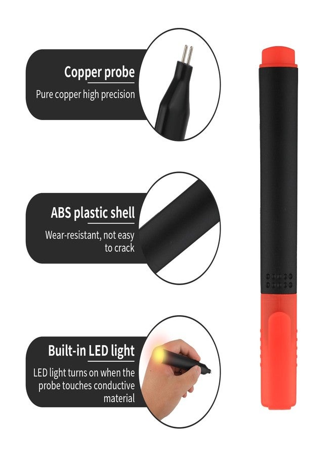 BTFO Conductivity Test Pen, Continuity Tester for Grounding Mats Pads Sheets Pillow Cases Blankets Wristband Ground Tester Conductive Pen for Ensuring Effective Earthing Connection - Image 4
