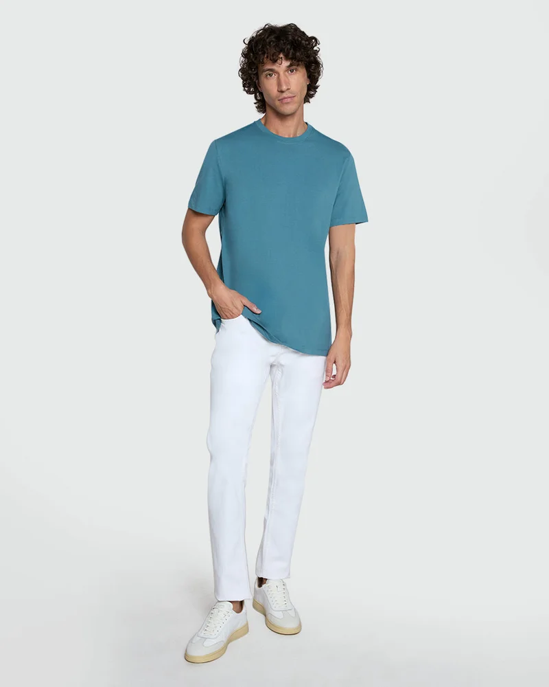 Ovs Men'S Basic Tee In Hydro Green