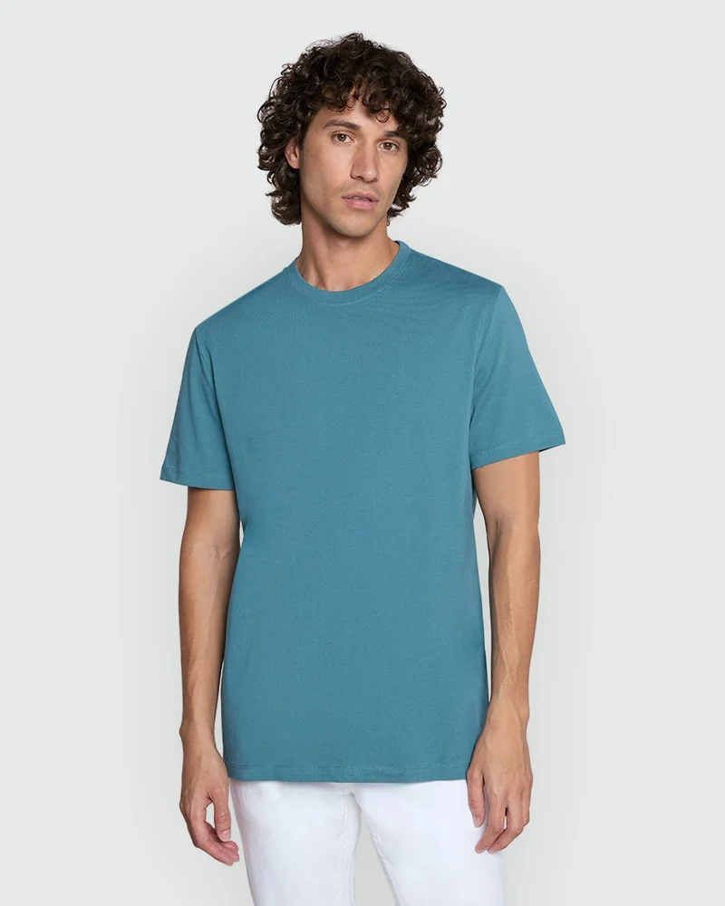 Ovs Men'S Basic Tee In Hydro Green