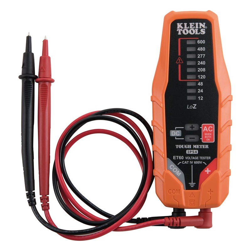 Klein Tools ET60 Voltage Tester Tests AC DC and Low Voltage No Batteries Needed - Image 2