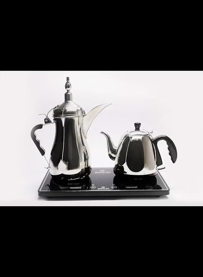 غالف دالا Arabic Coffee And Tea Maker Silver/Black-GA-C9845 - Image 1