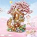 MEIEST Cherry Blossom Tree House Building Blocks SetFairy Sakura Particle Construction Building Bricks ToyFlowers Bonsai Home Decoration - Image 4