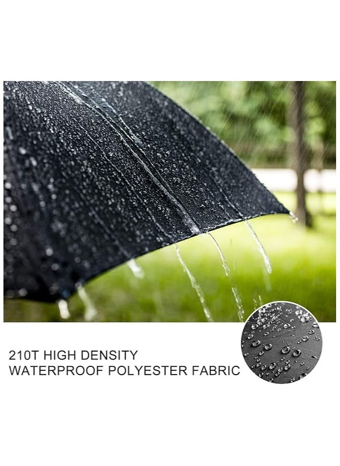 Generic - Sun and rain protection umbrella, foldable with automatic opening and closing function - black - Image 1
