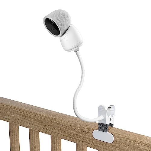 Koroao Clip Mount for Arenti Baby Monitor Without Tools or Wall Damage (White) - Image 1
