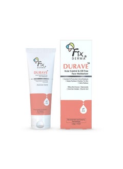 FIXDERMA Durave Acne Control & Oil Free Moisturizer For Face With Glycolic Acid | Niacinamide Moisturizer | Acnemoist Moisturiser | Moisturizer For Oily Skin | Face Moisturizer For Women & Men - 50Gm  - Image 1