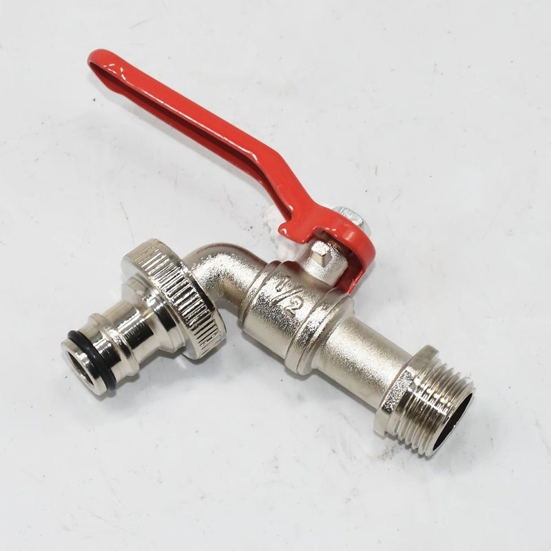 Zinc Alloy Faucet Set With Filter For Rainwater Barrel Aquarium Pipe Adapter - Image 5