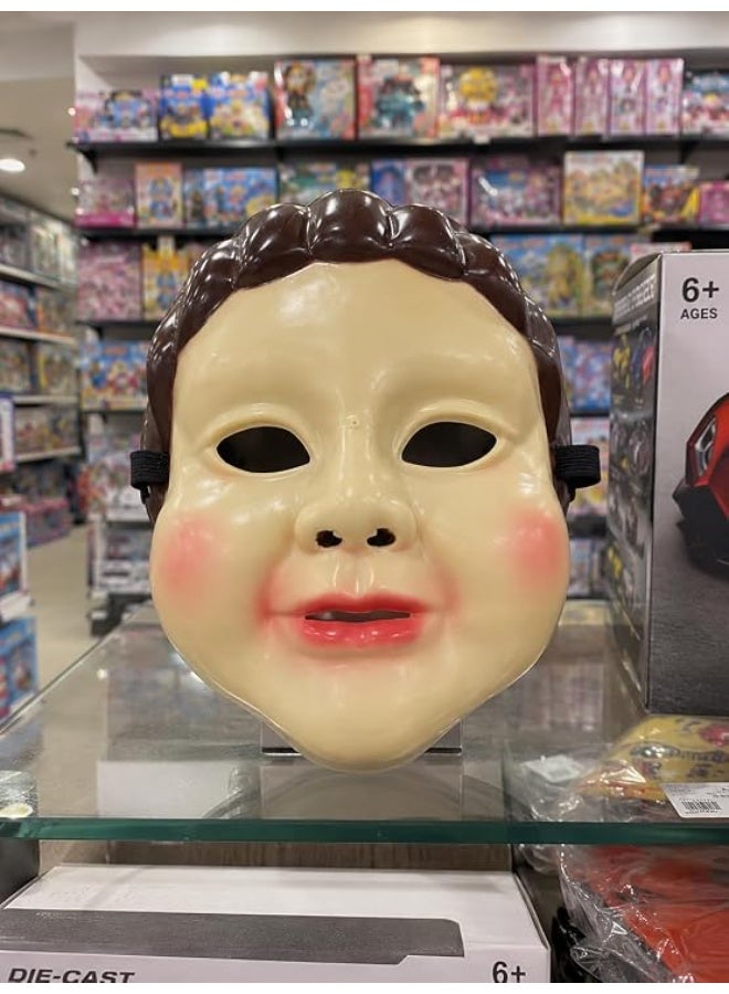 First Choice Plastic Doll Face Mask for Halloween and Cosplay - Image 5