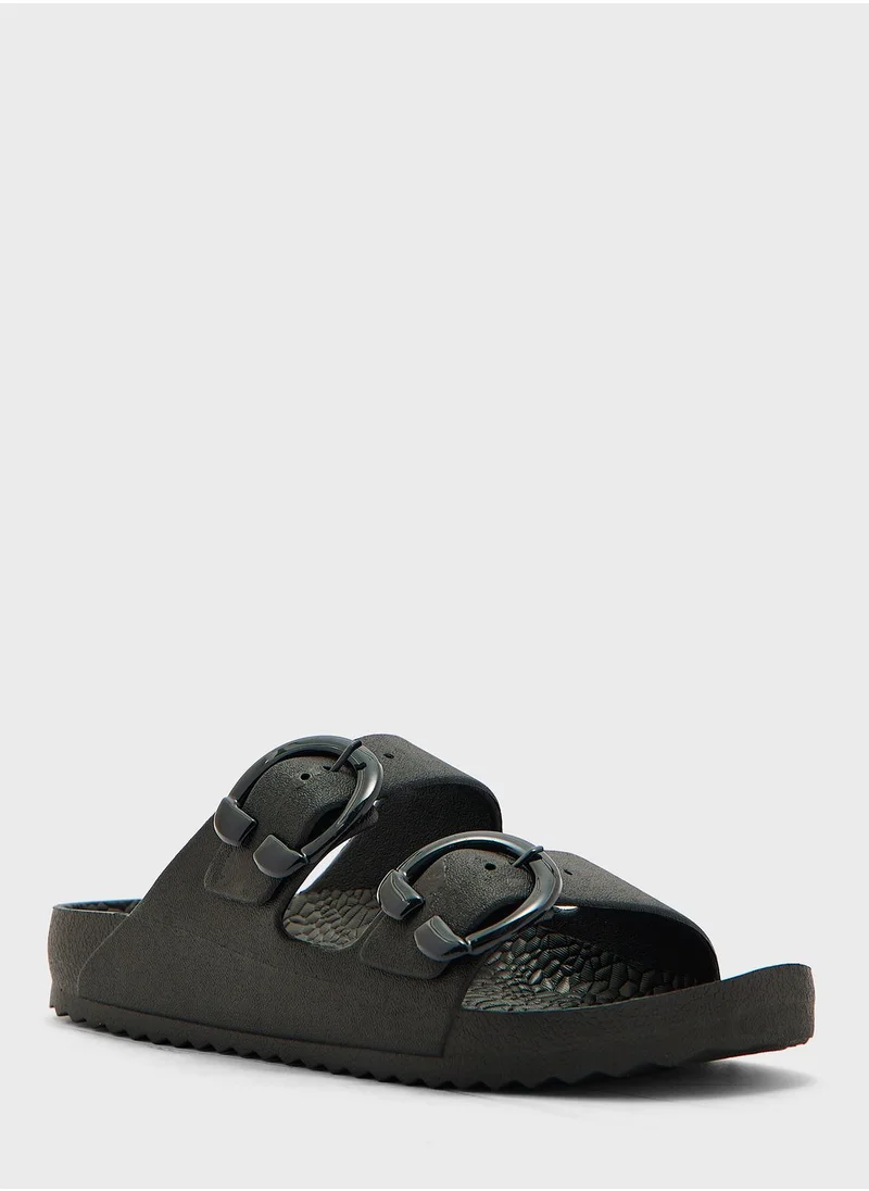 Ginger Double Buckle Strap Slide