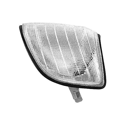 KACEPAR Front Corner Light Side Marker Light Cover Amber Lens, 1408260543 1408260643, 1992-1999 Compatible with Mercedes Benz S Class W140, Park Signal Corner Marker Light Lens Housing - Image 5
