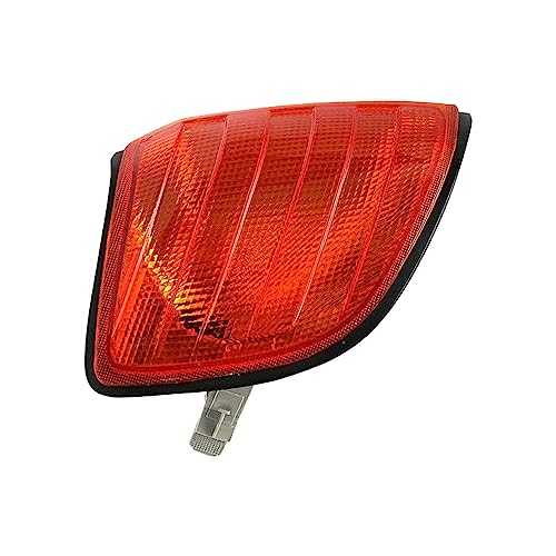 KACEPAR Front Corner Light Side Marker Light Cover Amber Lens, 1408260543 1408260643, 1992-1999 Compatible with Mercedes Benz S Class W140, Park Signal Corner Marker Light Lens Housing - Image 4