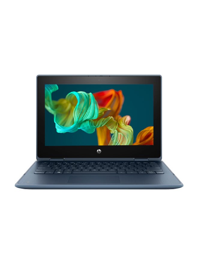 HP ProBook x360 11 G5 EE Laptop With 11.6-Inch HD Display, Pentium Silver N5030 Processor/4GB RAM/128GB SSD/Windows 10 Pro/Intel UHD Graphics 605 English/Arabic Blue - Image 1