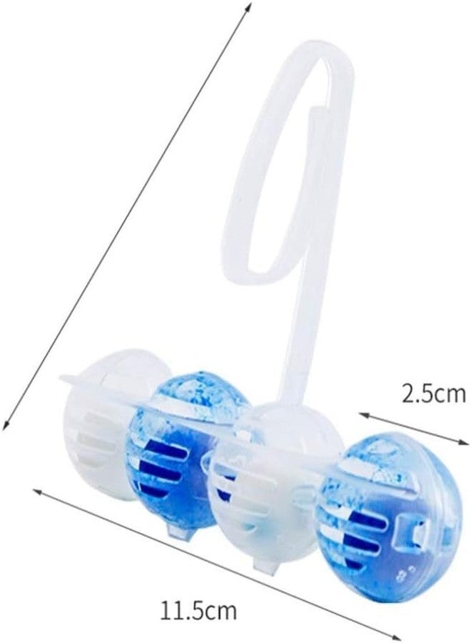 V2H Solid Toilet Rim Block Power Active Lemon | 4 in 1 Toilet Cleaners with Anti-Limescale, Cleaning Foam, Dirt Protection and Extra Freshness (Set of 3) - Image 2