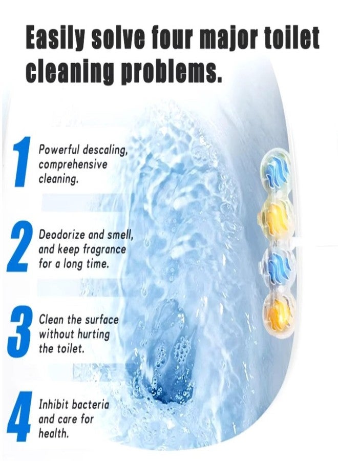 V2H Solid Toilet Rim Block Power Active Lemon | 4 in 1 Toilet Cleaners with Anti-Limescale, Cleaning Foam, Dirt Protection and Extra Freshness (Set of 3) - Image 4