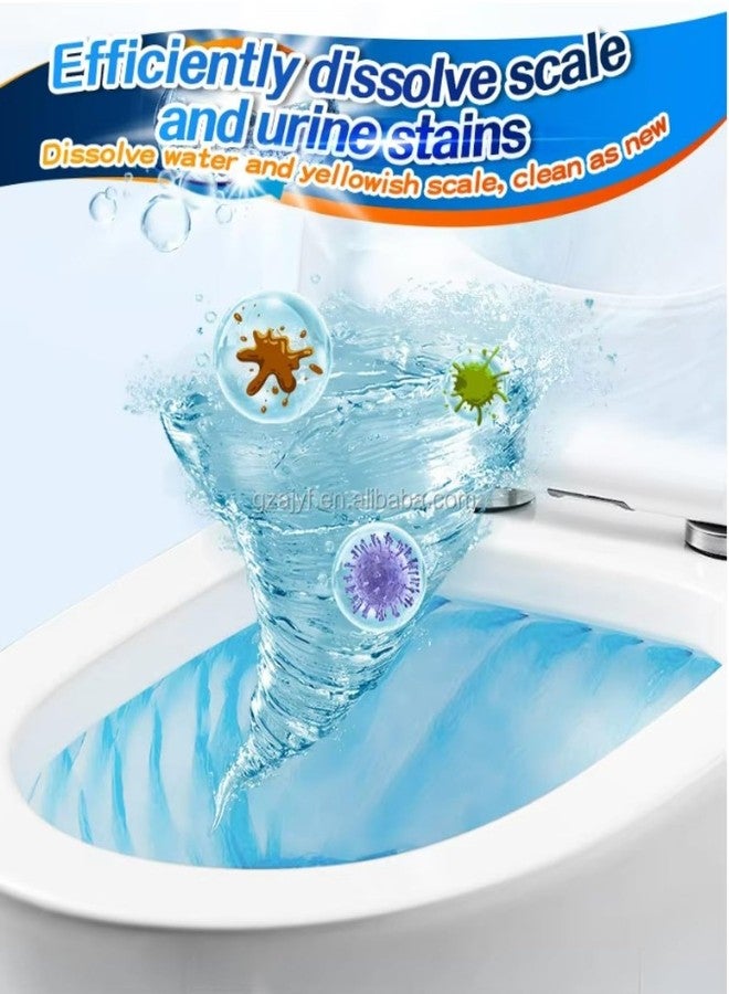 V2H Solid Toilet Rim Block Power Active Lemon | 4 in 1 Toilet Cleaners with Anti-Limescale, Cleaning Foam, Dirt Protection and Extra Freshness (Set of 3) - Image 5