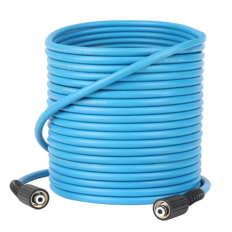 CREEXEON Pressure Washer Hose 50 FT x 14 Kink Resistant Replacement Extension Hose for High Pressure WasherSolid Brass M22 FittingsM2214mm3600PSI - Image 2