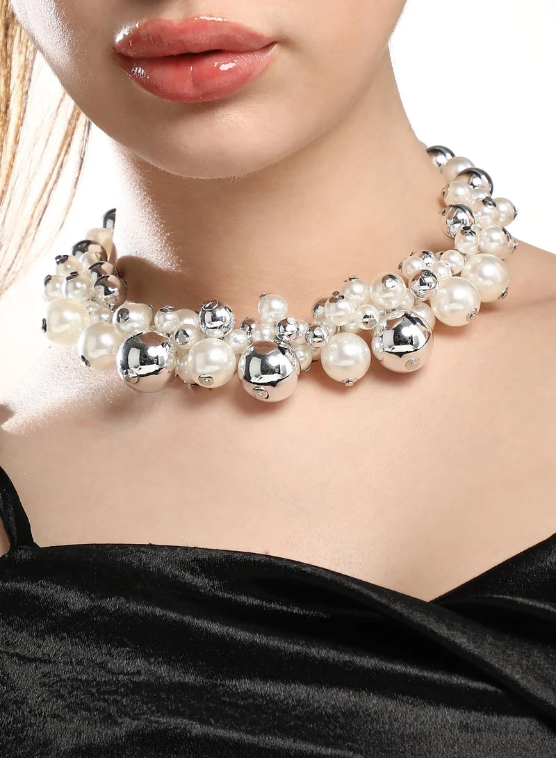 SOHI Cluster Beaded Bracelet