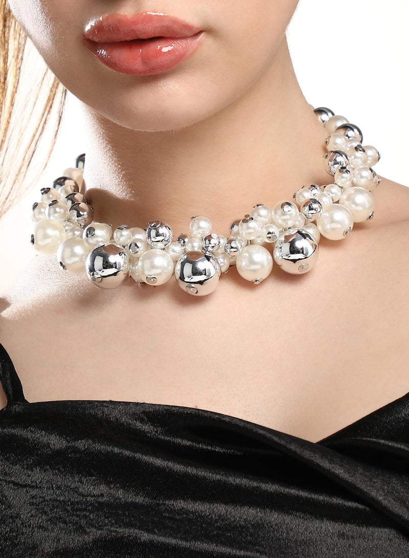 SOHI Cluster Beaded Bracelet - Image 2