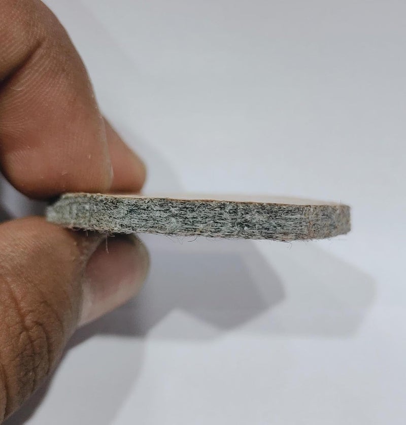 FILZ FUNK SRI FILZ FUNK Stickon Floor Protectors Sticker for Chair Legs Table Stool Self Sticking Felt PadsFloor Protectors for Tiles Floors Felt to Reduce Noise20 Pcs 40x4 20x4 Mm Hexagon_Grey - Image 2