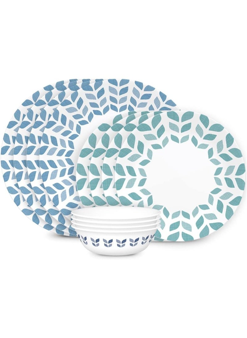 Corelle طقم عشاء كوريل، 12 قطعة، أشجار الصنوبر الشمالية -1147366