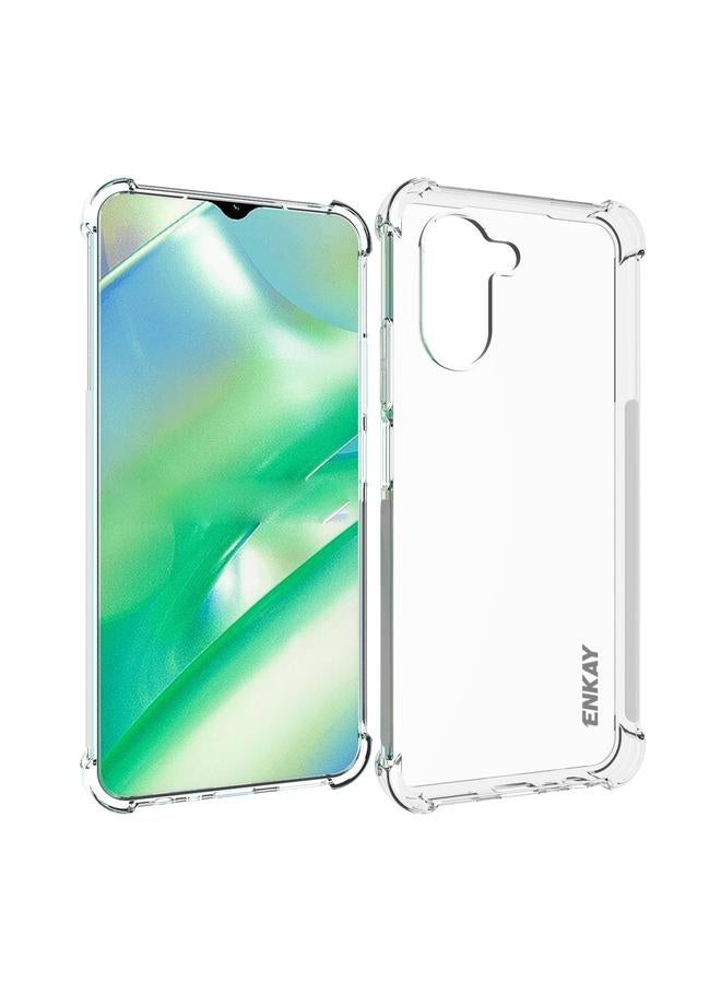 The Bros Case For Realme C33 4G Clear TPU Shockproof Phone Case