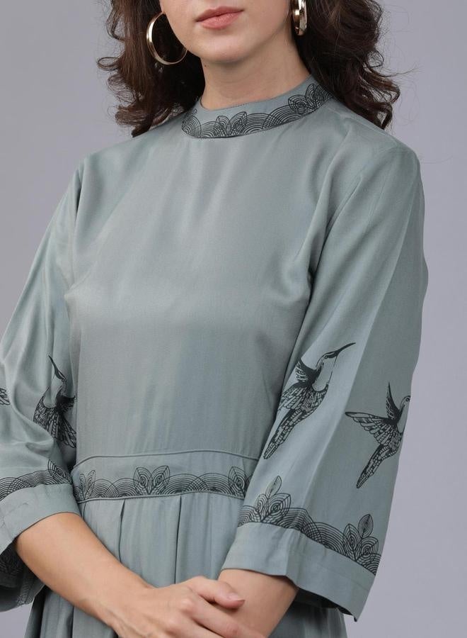 Tokyo Talkies Pleated A-Line Dress - Image 4