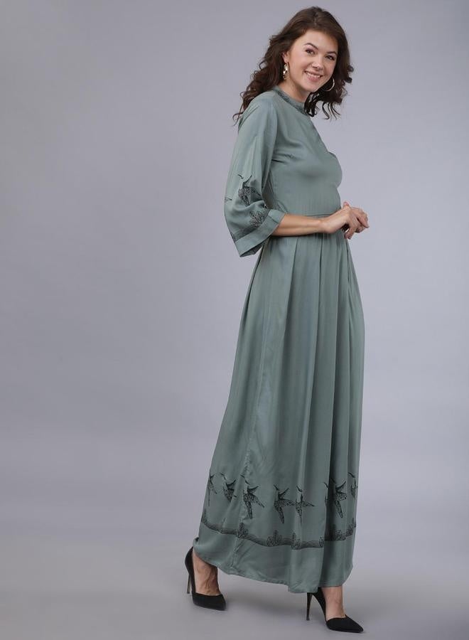 Tokyo Talkies Pleated A-Line Dress - Image 3