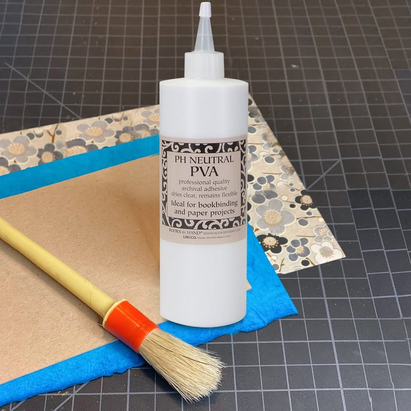 Lineco Lineco Books by Hand pH Neutral Adhesive, Archival Quality Acid-Free Dries Clear and Quick Water Soluble Lay-Flat Property, 16 Ounces (Set of 2) - Image 5