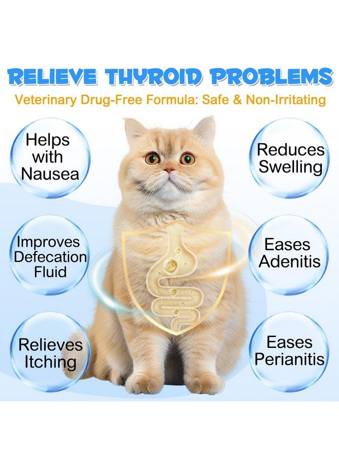 Alivo - Anal Gland Support Powder for Cats, Anal Gland Supplement Powder with Pumpkin and Probiotics Supports Cats Anal Gland Health, Pet Supplement Anal Gland Support Powder Treatment for Cats - 120g - Image 1