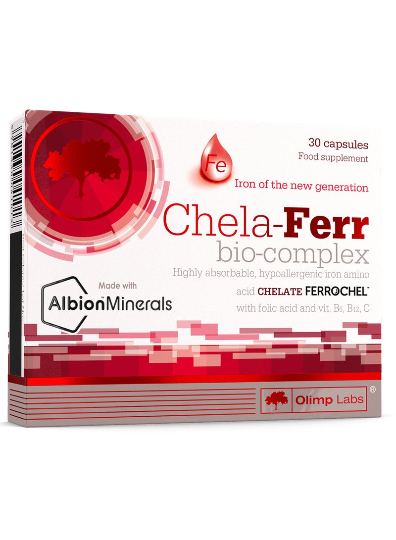 Olimp Chela-Ferr Bio Complex With Folic Acid Caps 30S