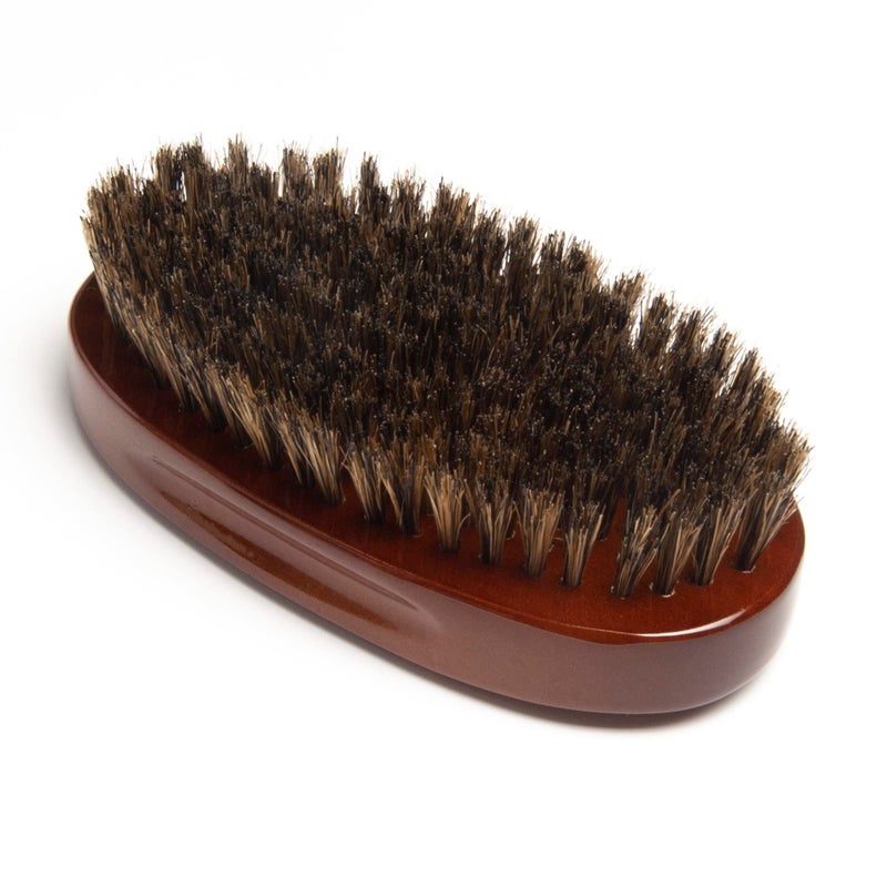 Diane Premium 100% Boar Bristle Military Wave Brush for Men and Barbers â€“ Medium Bristles for Thick Coarse Hair â€“ Use for Detangling, Smoothing, Wave Styles, Soft on Scalp, Restores Shine - Image 1