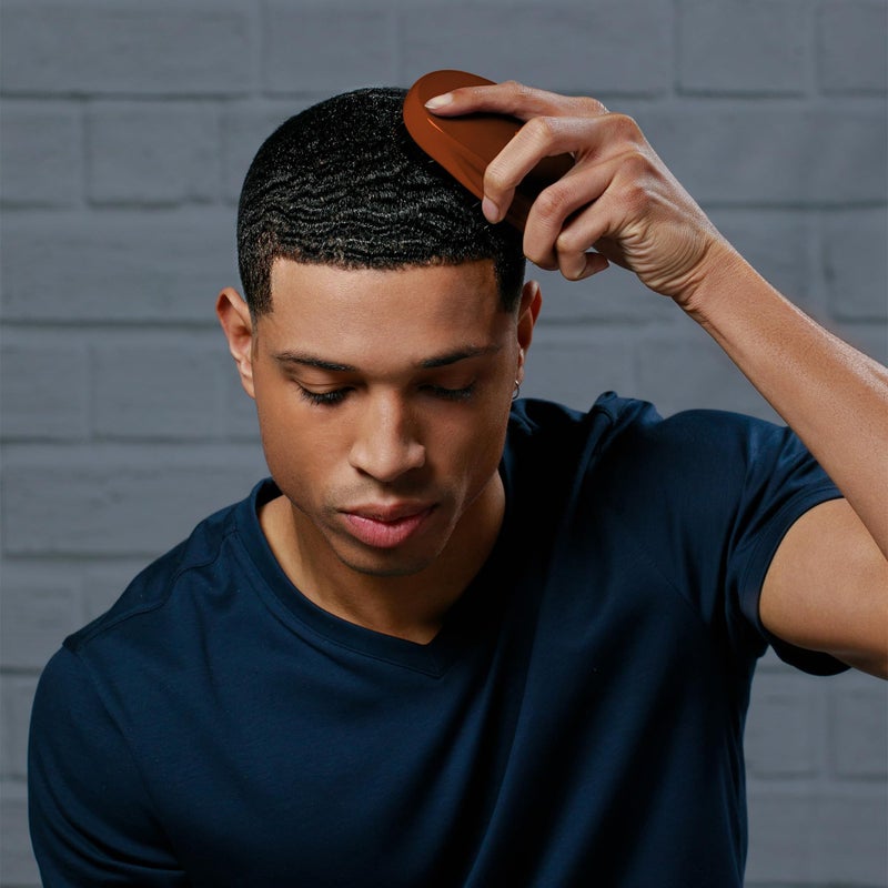 Diane Premium 100% Boar Bristle Military Wave Brush for Men and Barbers â€“ Medium Bristles for Thick Coarse Hair â€“ Use for Detangling, Smoothing, Wave Styles, Soft on Scalp, Restores Shine - Image 3