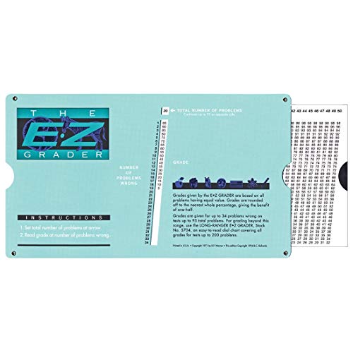 Advantus Grading Calculator - E-Z Grader Teacher's Aid Scoring Chart (Original) - 8-1/2" x 4-3/4" - Image 5