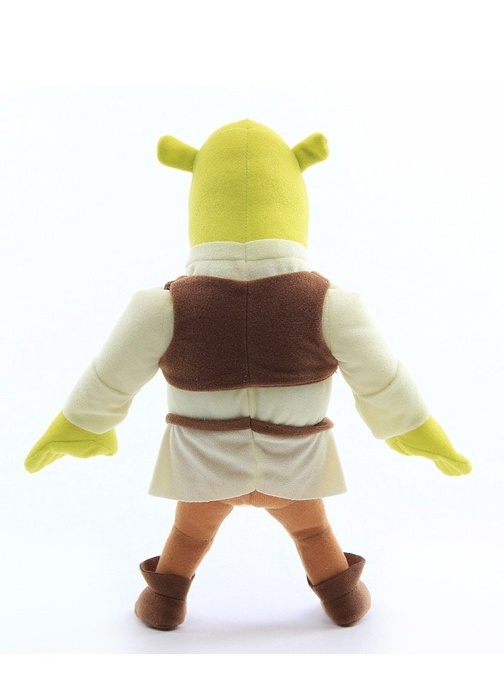 30cm-38cm Anime Uglying Cute Monster Shrek Plush Toy, Green Ogre Figurine Soft Stuffed Doll with Super Soft Short Fleece and PP Cotton Filling  - Image 2