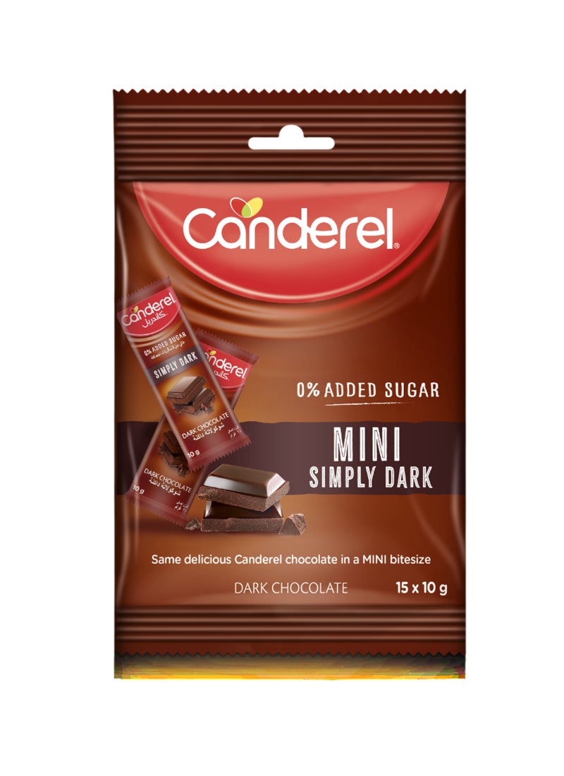 Canderel Dark Minis Sugar Free Chocolate - Image 1