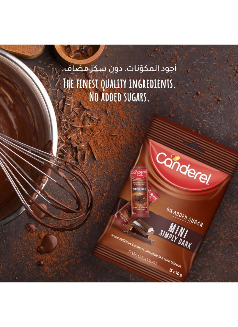 Canderel Dark Minis Sugar Free Chocolate - Image 4