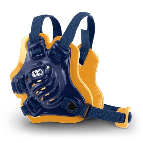 Cliff Keen Tornado Wrestling Headgear (Navy Blue/Light Gold/Navy Blue) - Image 1