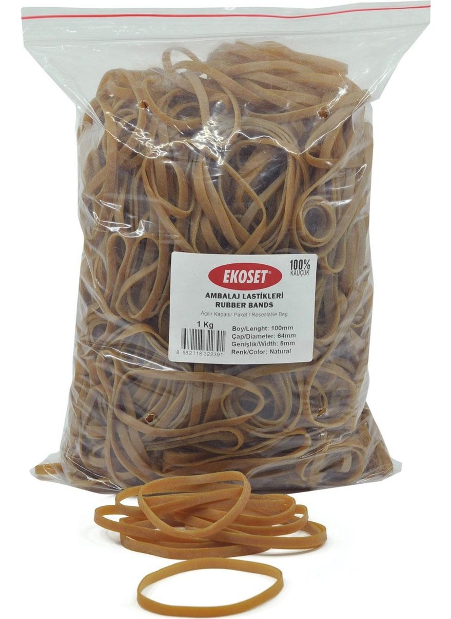 Ekoset 100MMX5MM Wide Rubber Package Packing Rubber 12KG Box (100X5)  - Image 2