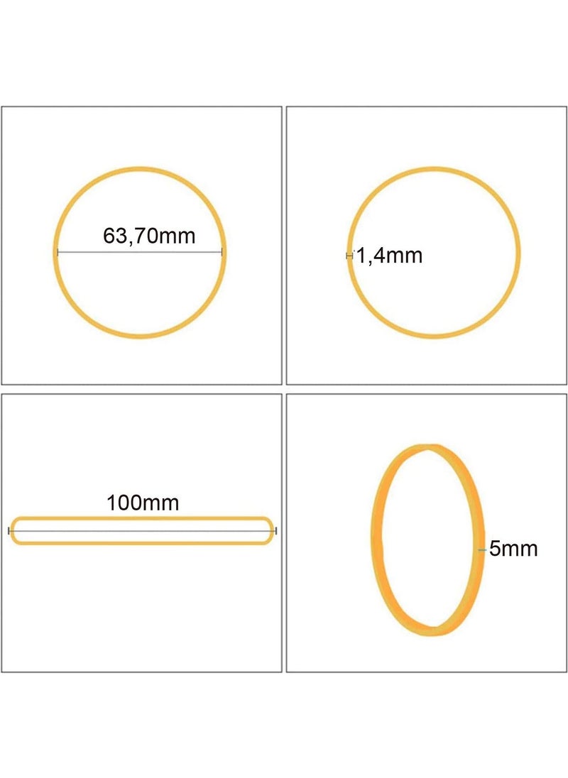 Ekoset 100MMX5MM Wide Rubber Package Packing Rubber 12KG Box (100X5)  - Image 3