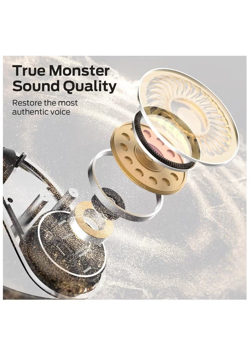 Monster Open Ear AC360, Wireless Bluetooth Rotary Earphone, with Lanyard, Upgraded Bluetooth 5.4, Touch Control, 24h Long Battery Life, IPX5 Waterproof, Long Wear Comfortable and Not Tired - Image 3